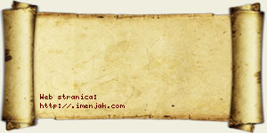 Isidora Škrbić vizit kartica